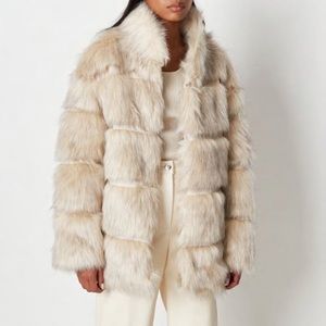 Misguided Faux Fur Coat